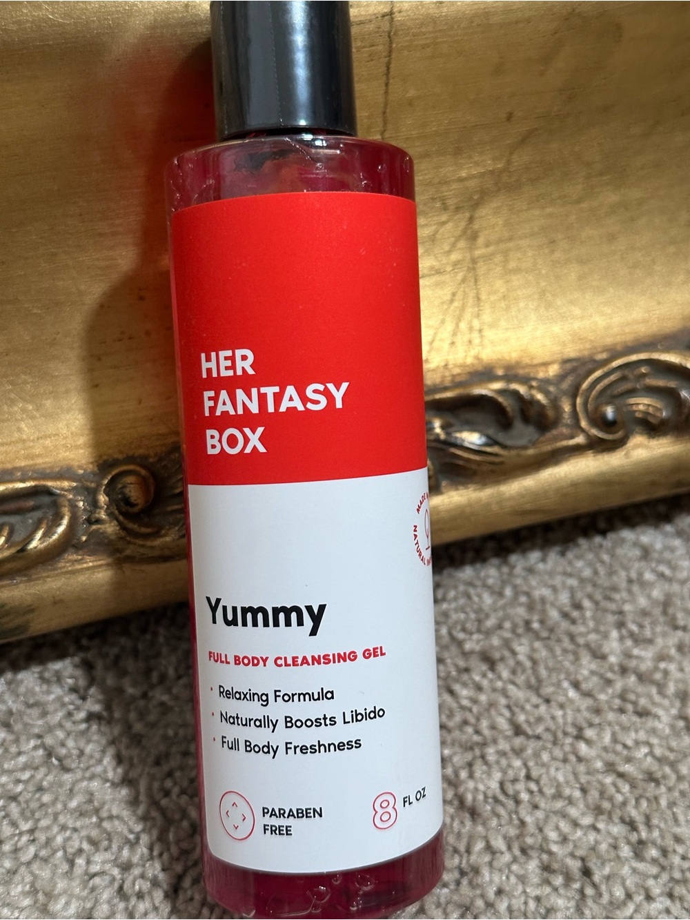 NWT Her Fantasy Box Yummy Full Body Cleansing Oil 8 Oz $15.95